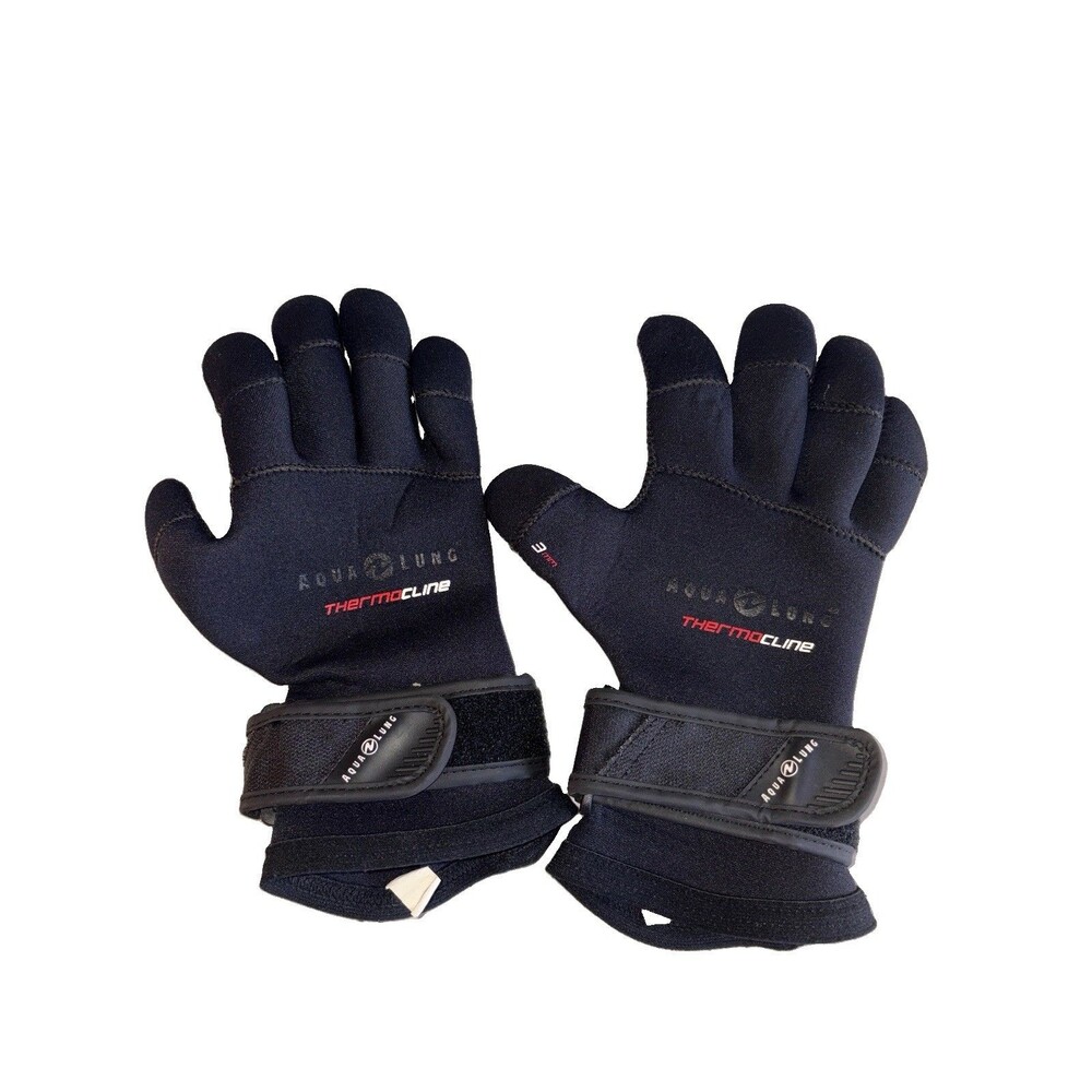 Aqua Lung Thermocline 3mm Dive Gloves Sz M – Warm Cold Water Scuba Gloves